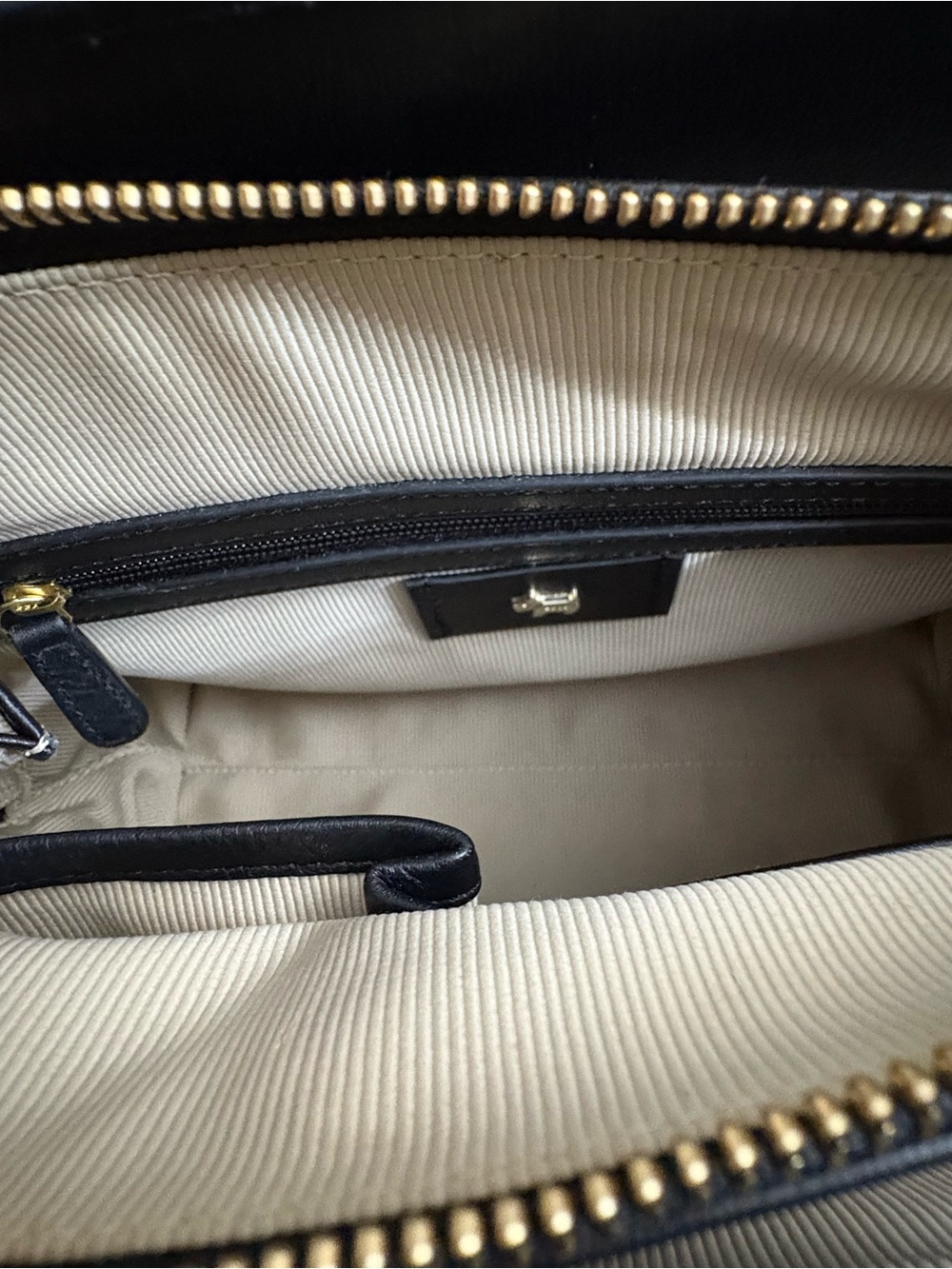 RADLEY LONDON Black Leather Structured Top-Handle Satchel - Picture 14 of 16